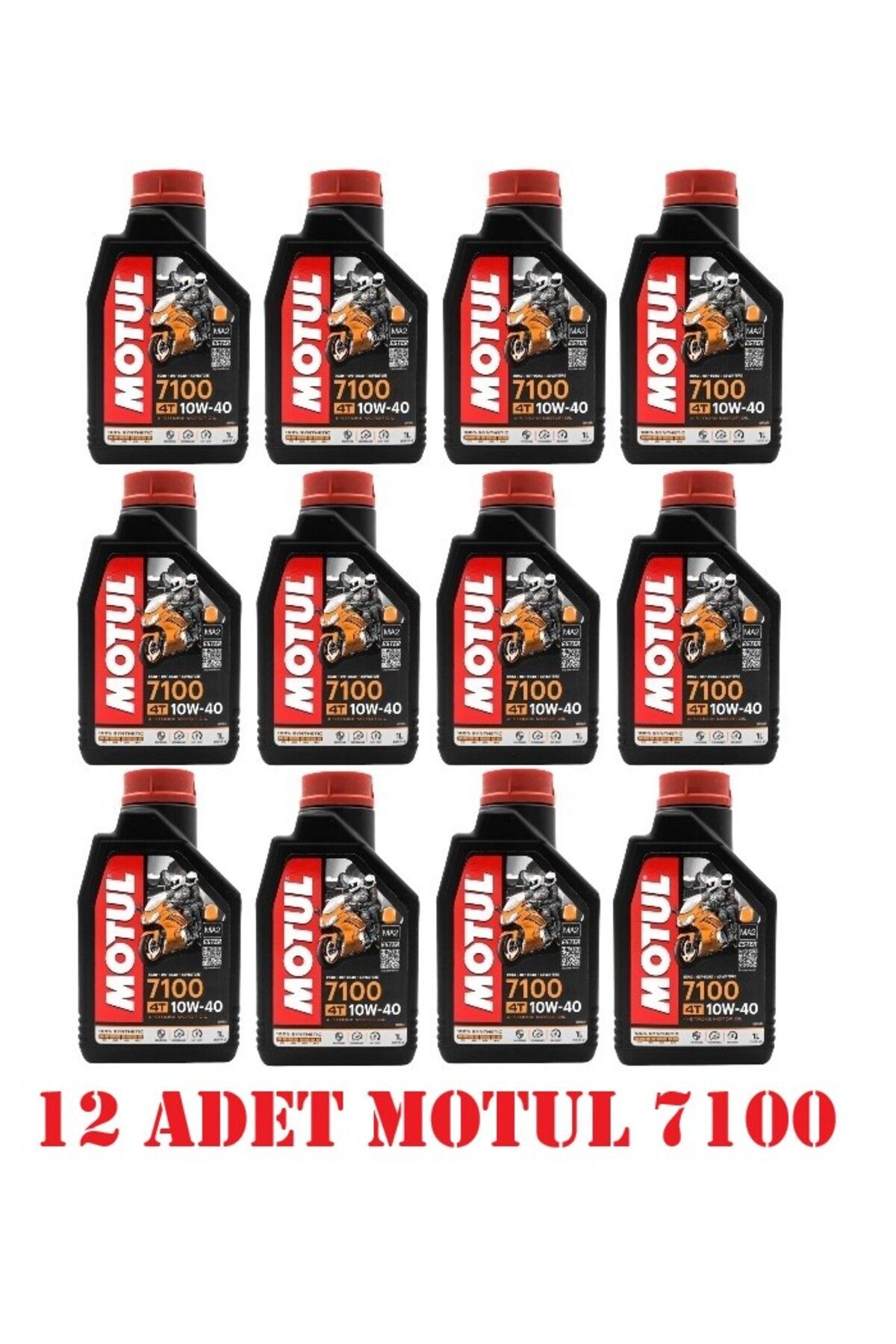 Motul 7100 10w 40 4t 1lt (12 ADET)