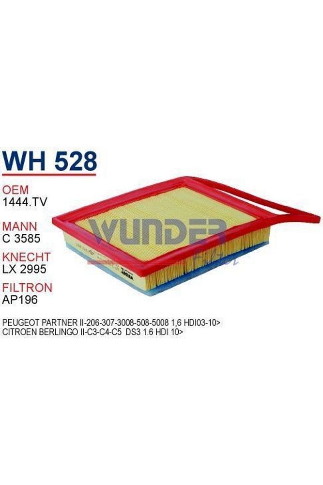 WH528 HAVA FİLTRESİ - PARTNER II-206-307-3008-508-5008 1,6