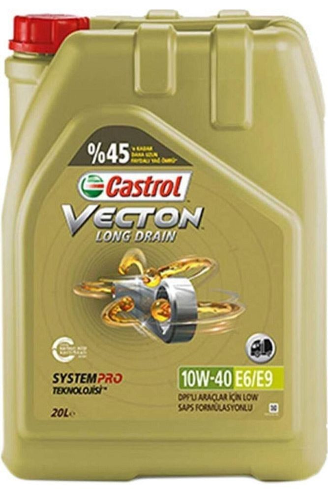 Vecton 10w40 E6/e9 Dpf Partiküllü Motor Yağı 20 Litre Üretim 2023