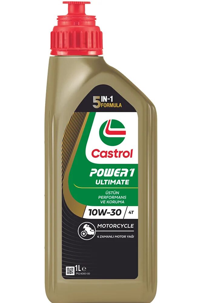 POWER 1 ULTIMATE 4T 10W-30 1 LİTRE MOTORSİKLET YAĞI 2025 üretim