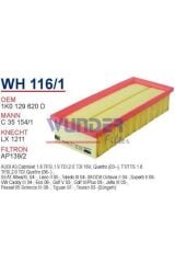 WH116/1 HAVA FİLTRESİ - VOLKSWAGEN GOLF V 1.9-2.0 - CADDY