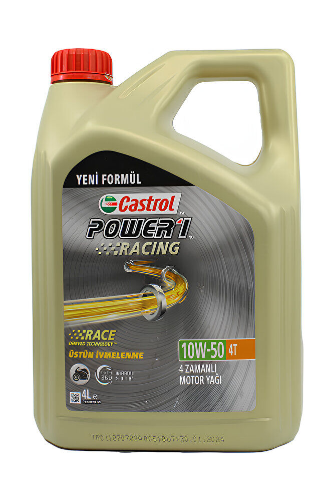 Power 1 Racing 10w/50 4t Motosiklet Yağı 4 L