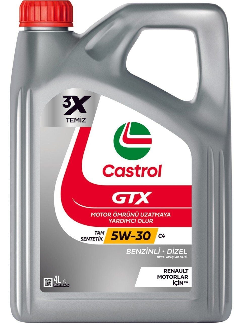 Castrol GTX 5W-30 C4 Tam Sentetik Motor Yağı  4 L 4 L