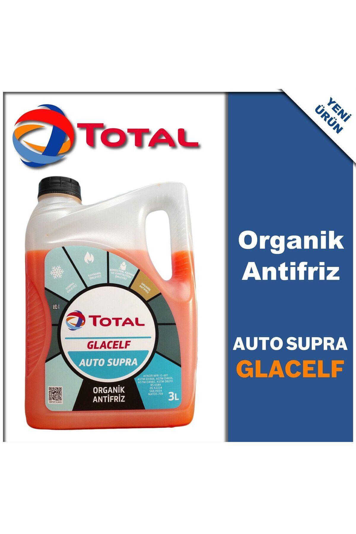 Total Glac Konsantre Antifriz 3 Litre