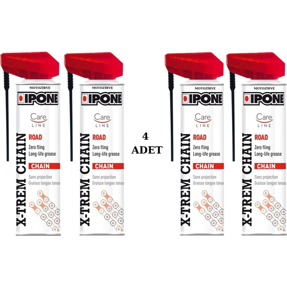 250 ml Ipone X-Trem Chain Road Sprey Zincir Yağı (4 Adet)