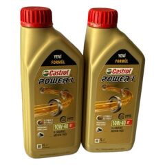 Yağ Castrol Power 1 10W40 4t 1l (Üretim 31.07.2023) 2 Adet