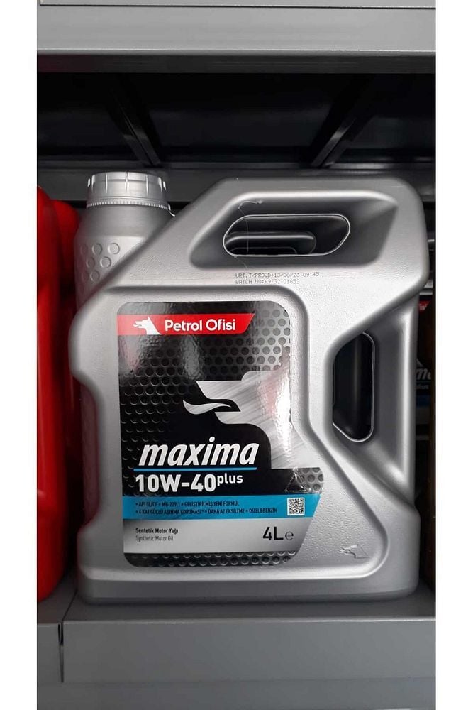 Maxima 10w-40 Plus Benzin&dizel Motor Yağı 4 L 2025 Ürt.