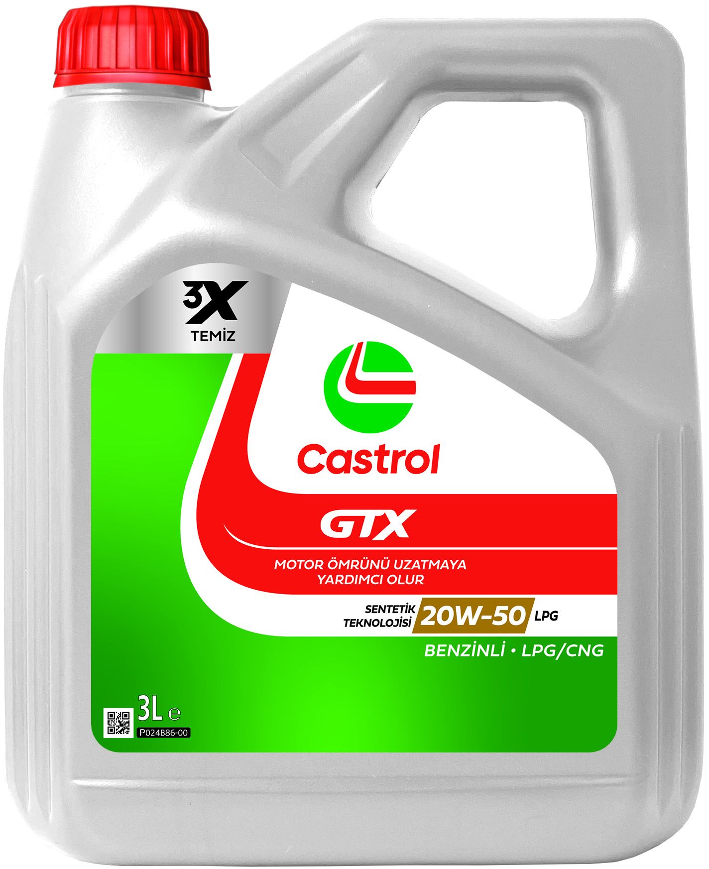 Castrol GTX 20W-50 LPG Motor Yağı 3