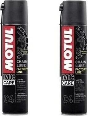 Motul C4 Racing Motosiklet Zincir Yağlama Spreyi 2 x 400 ML