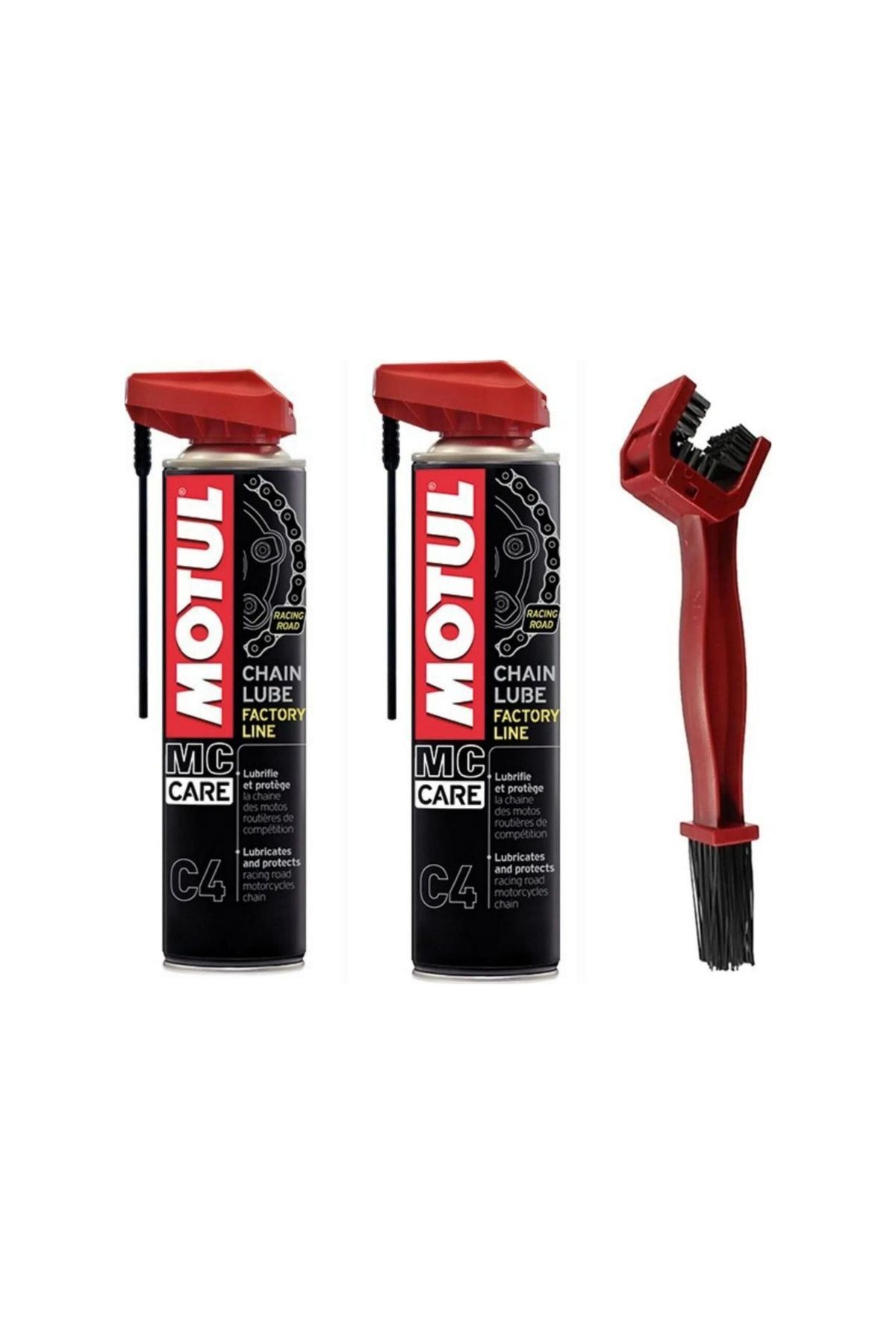 Motul C4 2 Adet+zincir Temizleme Fırçası