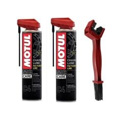 Motul C4 2 Adet+zincir Temizleme Fırçası