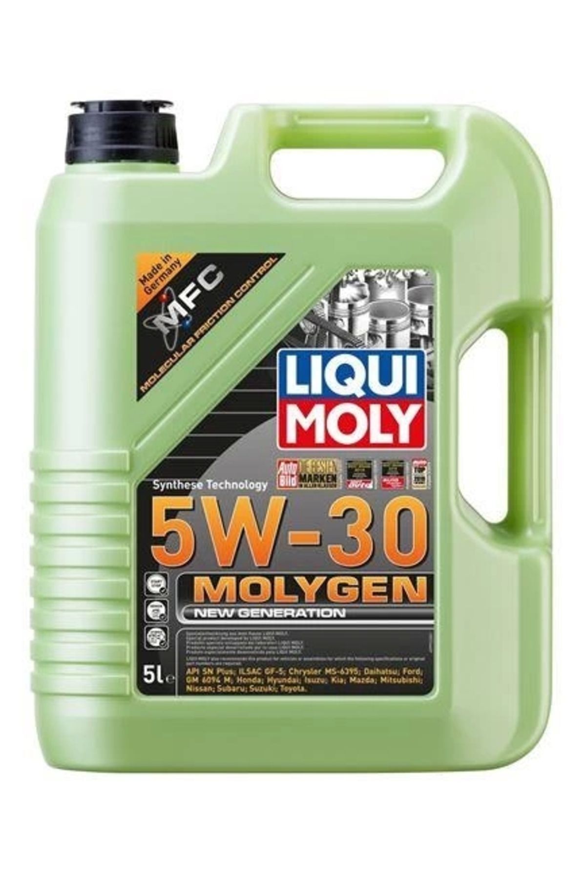 5w30 Motor Yağı Molygen New Generation 5 Litre (9952) 5w-30 Motor Yağı
