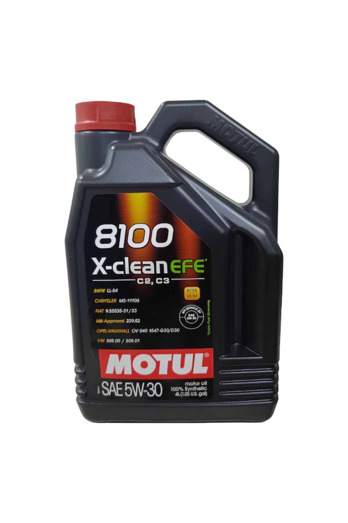 8100 X-clean Efe C2/c3 5w-30 Partiküllü Tam Sentetik Motor Yağı 4 Litre