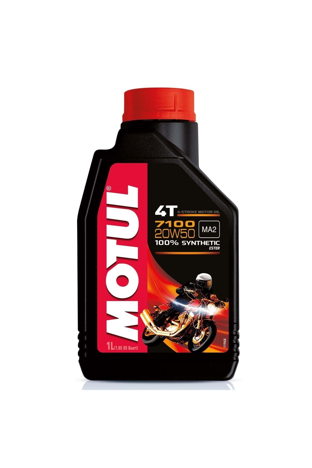 7100 20w50 Motosiklet Motor Yağı Tam Sentetik 4t 1 Litre