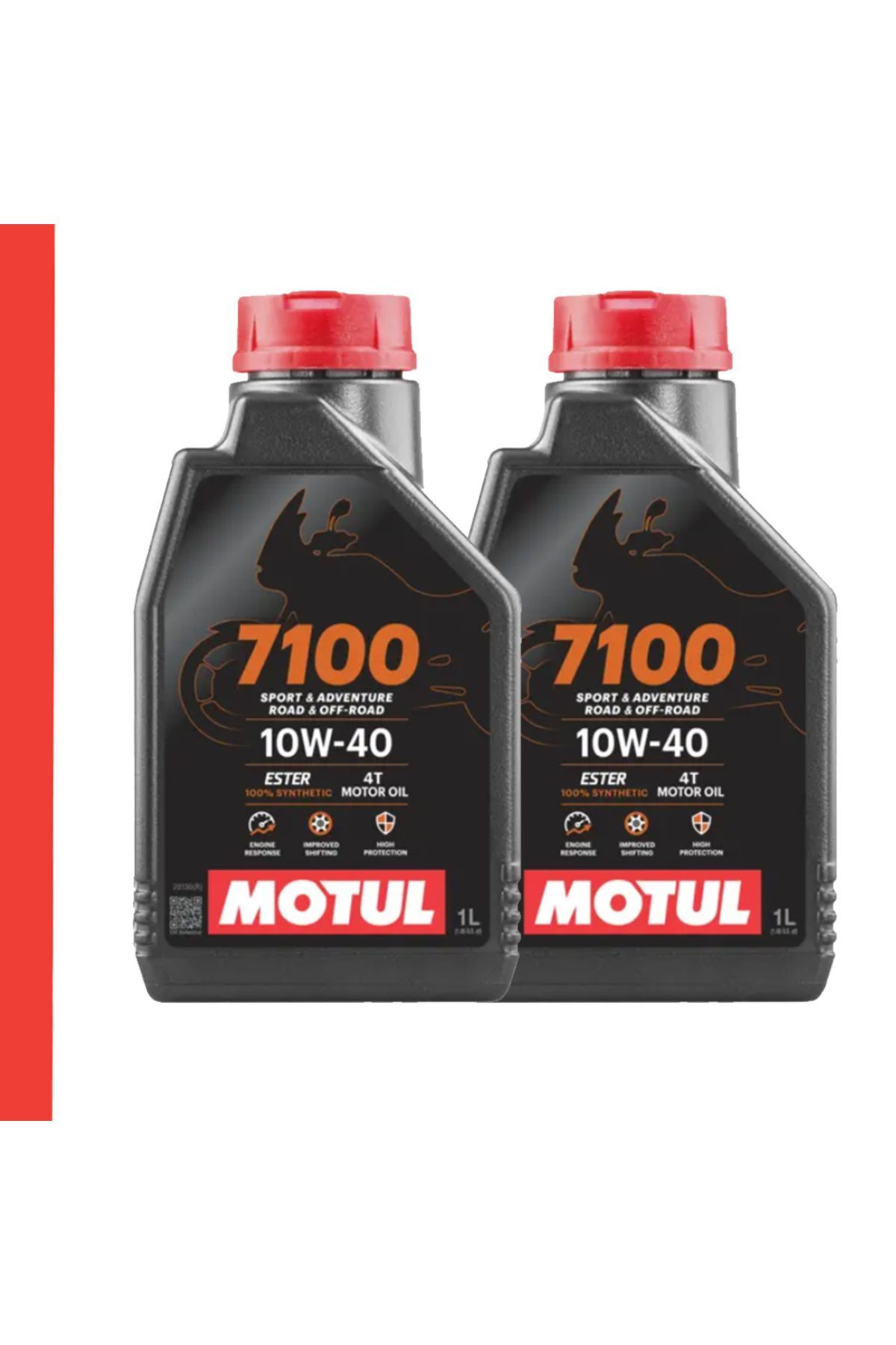 7100 10w40 4t 1 L - Motosiklet Motor Yağı Performanslı Ve Yüksek Kaliteli Yağ 2 Adet