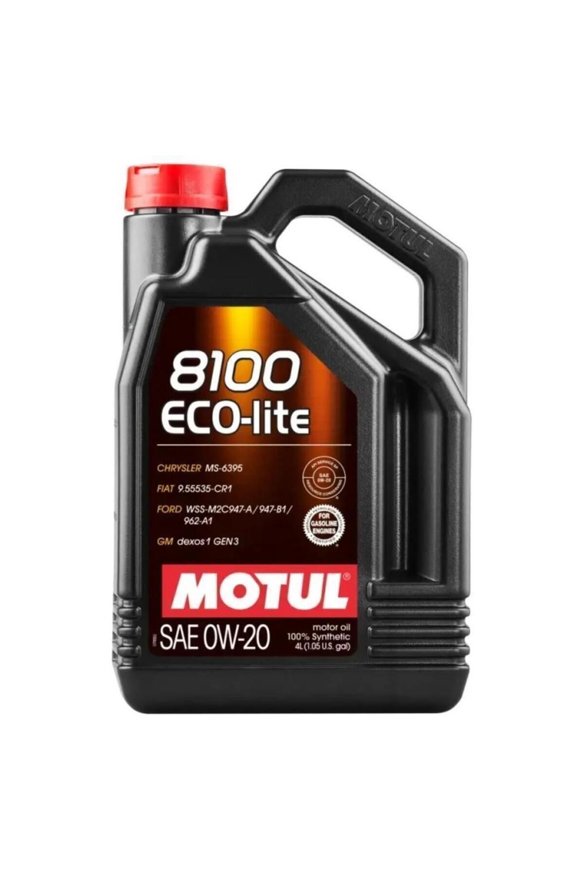 8100 Eco-lite 0w-20 4 Lt Motor Yağı